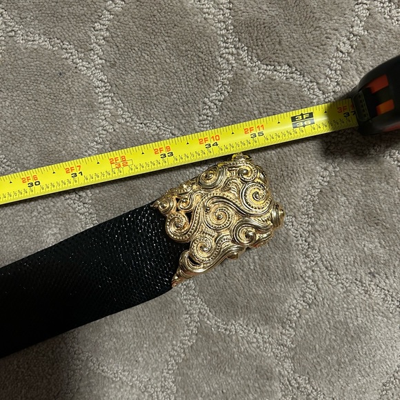 Judith Leiber Black and Gold Belt - Picture 6 of 8